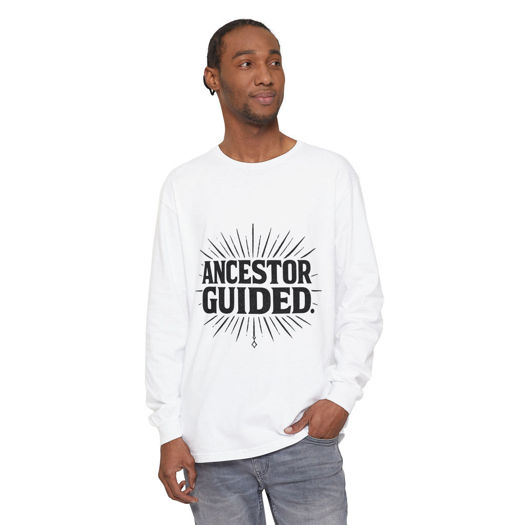 Ancestor Guided | Garment-Dyed Long Sleeve Tee