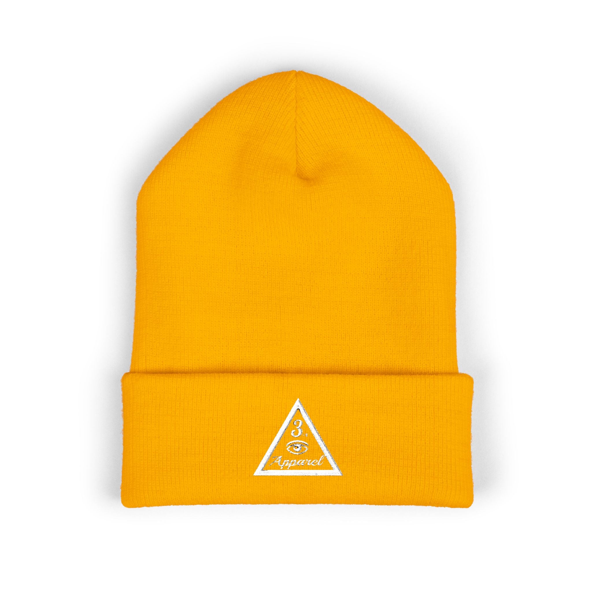 3rd Eye Apparel | Embroidered Triangle Logo Cuffed Beanie