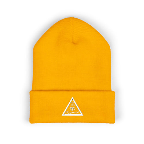3rd Eye Apparel | Embroidered Triangle Logo Cuffed Beanie