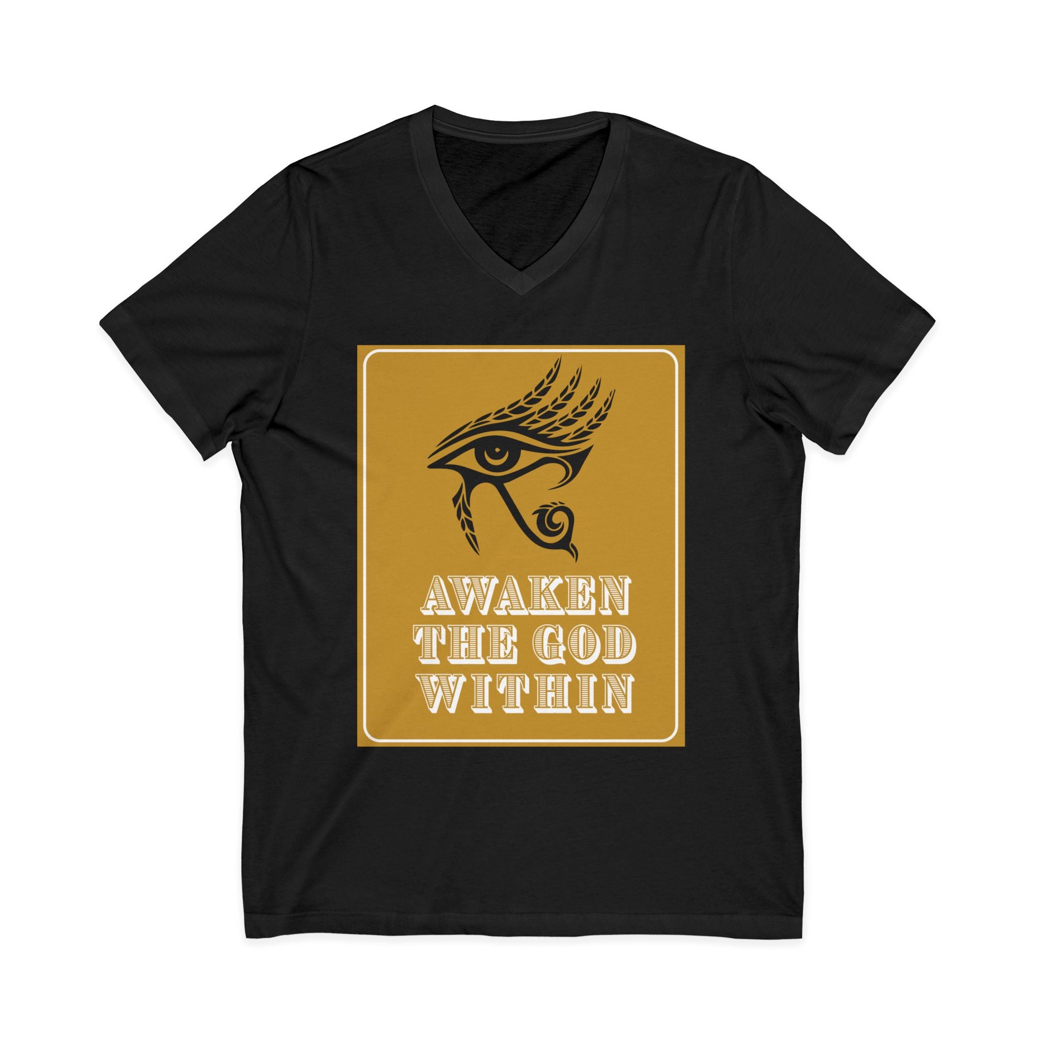 Awaken the God Within | Eye of Ra V-Neck Tee