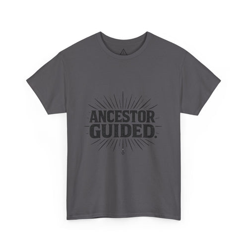 Ancestor Guided T‑Shirt — Spiritual Heritage Tee with Radiant Sunburst Design