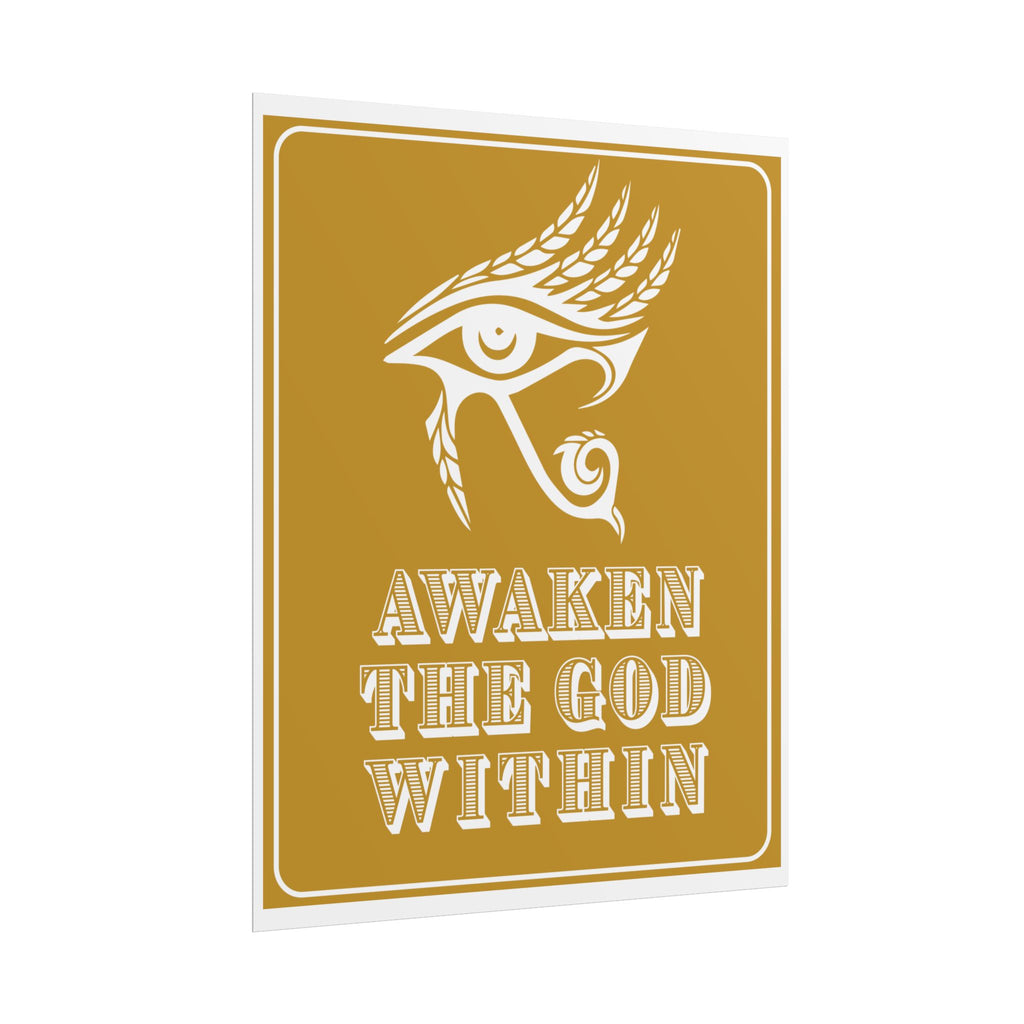 Awaken the God Within | Eye of Horus Giclée Poster