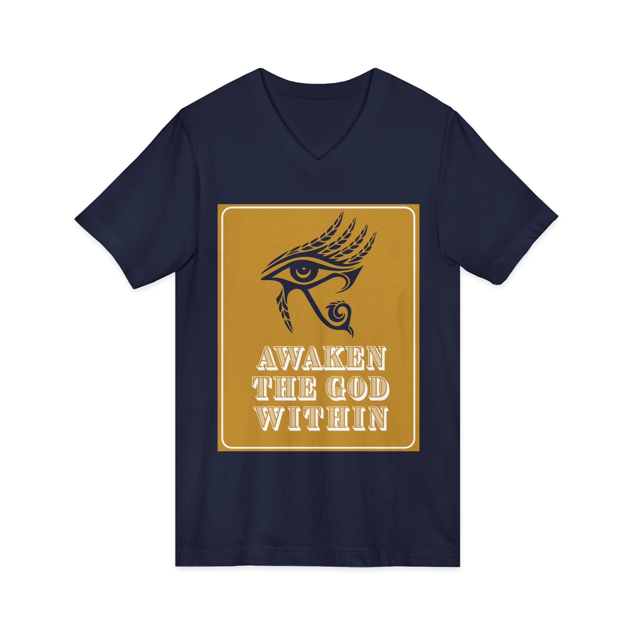 Awaken the God Within | Eye of Ra V-Neck Tee