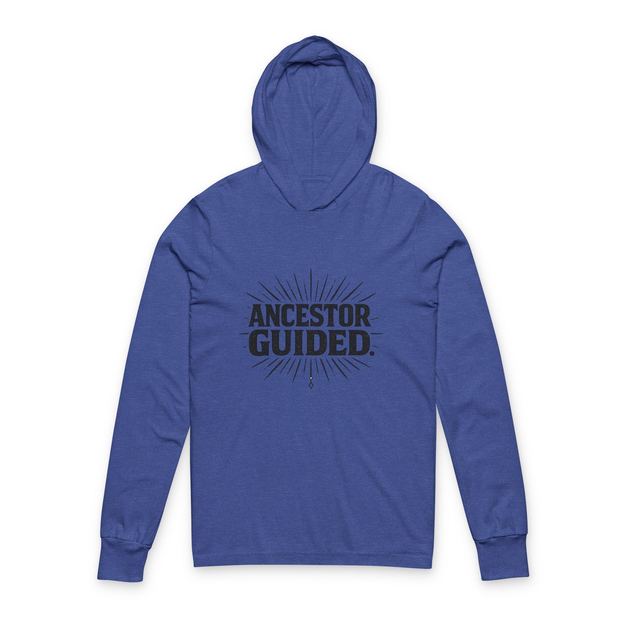Ancestor Guided | Spiritual Heritage Hooded Long-Sleeve Tee
