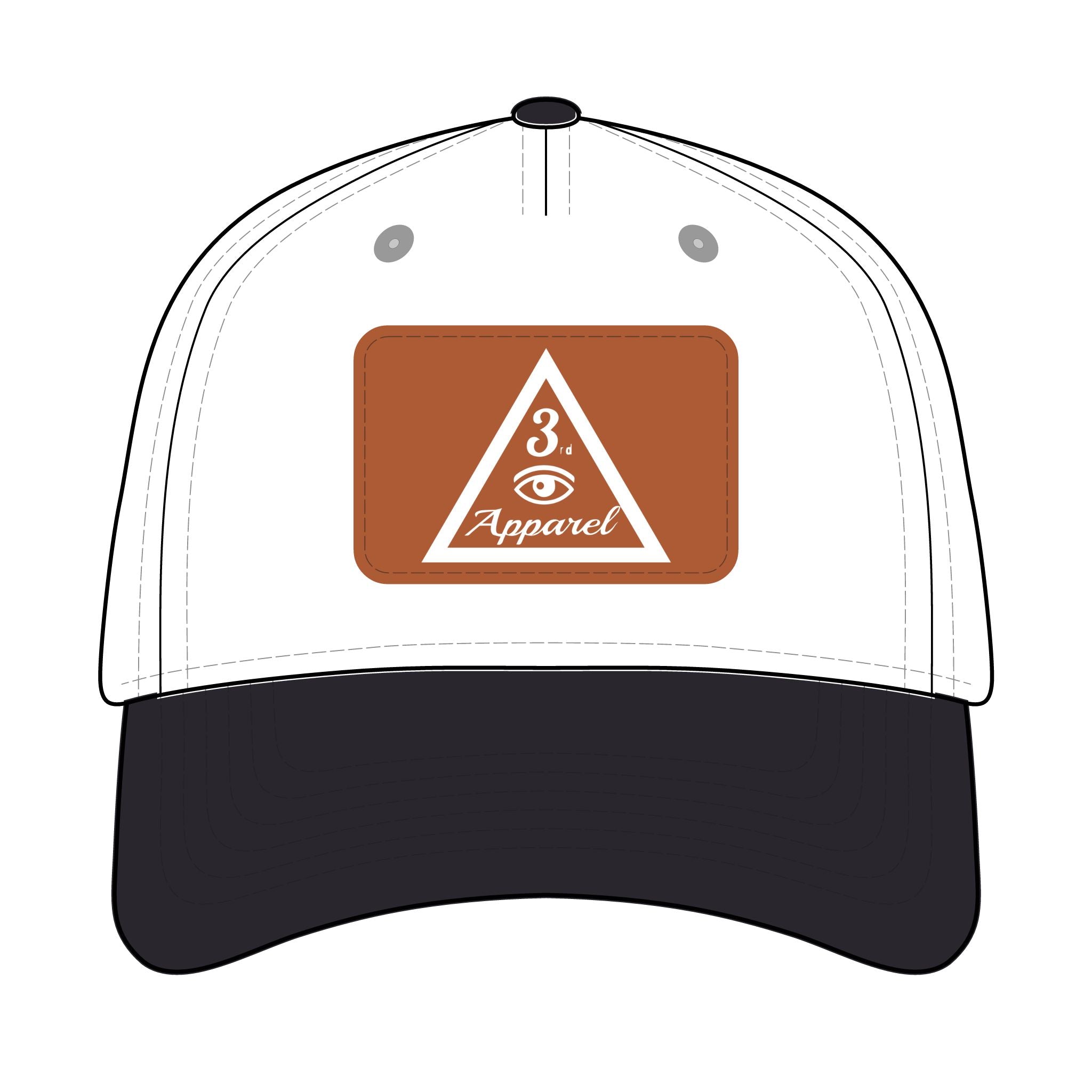 3rd Eye Apparel | Leather Patch Baseball Cap