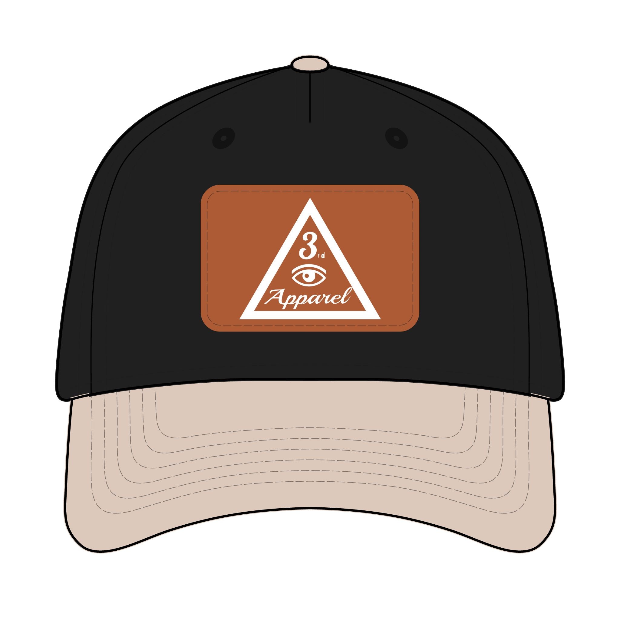 3rd Eye Apparel | Leather Patch Baseball Cap