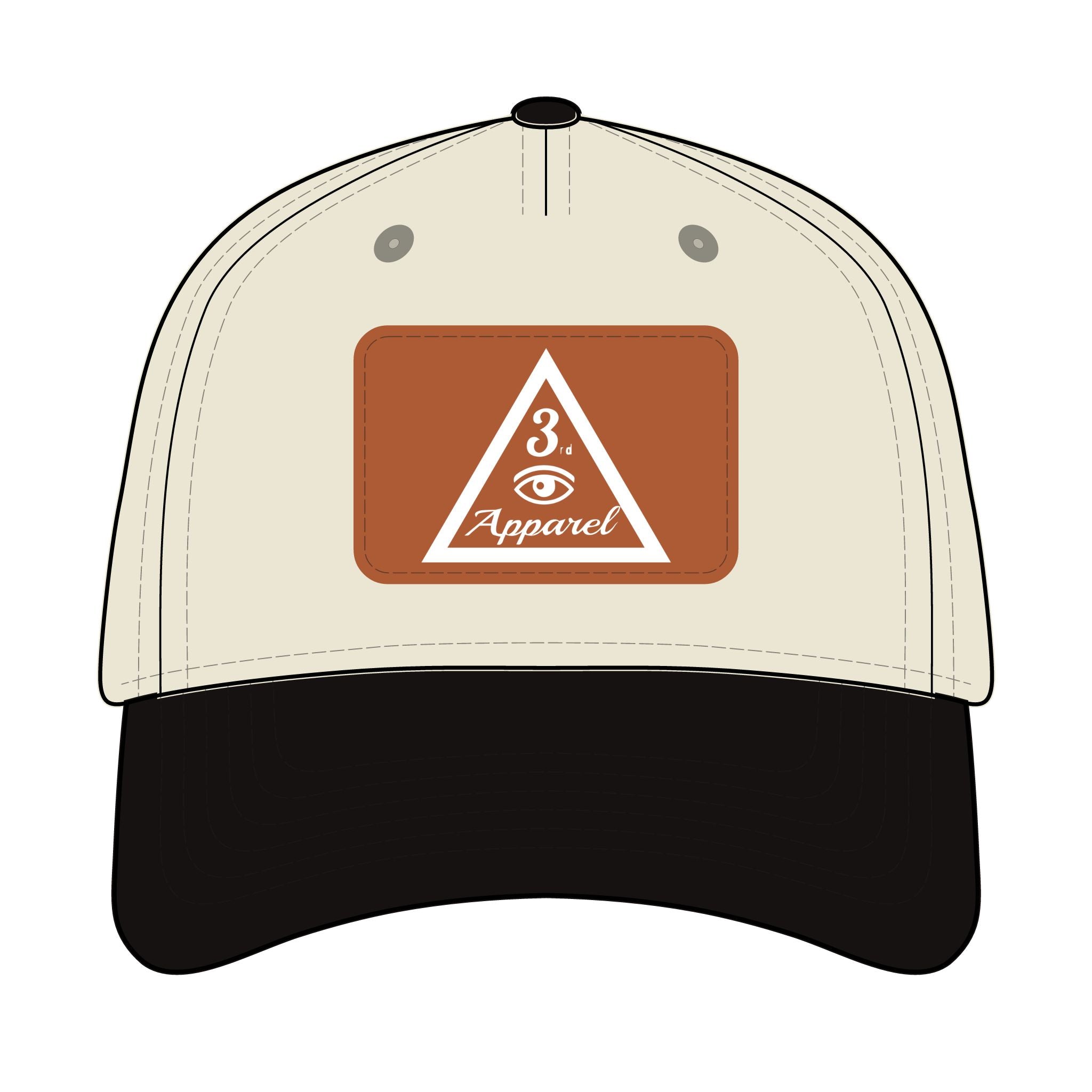 3rd Eye Apparel | Leather Patch Baseball Cap
