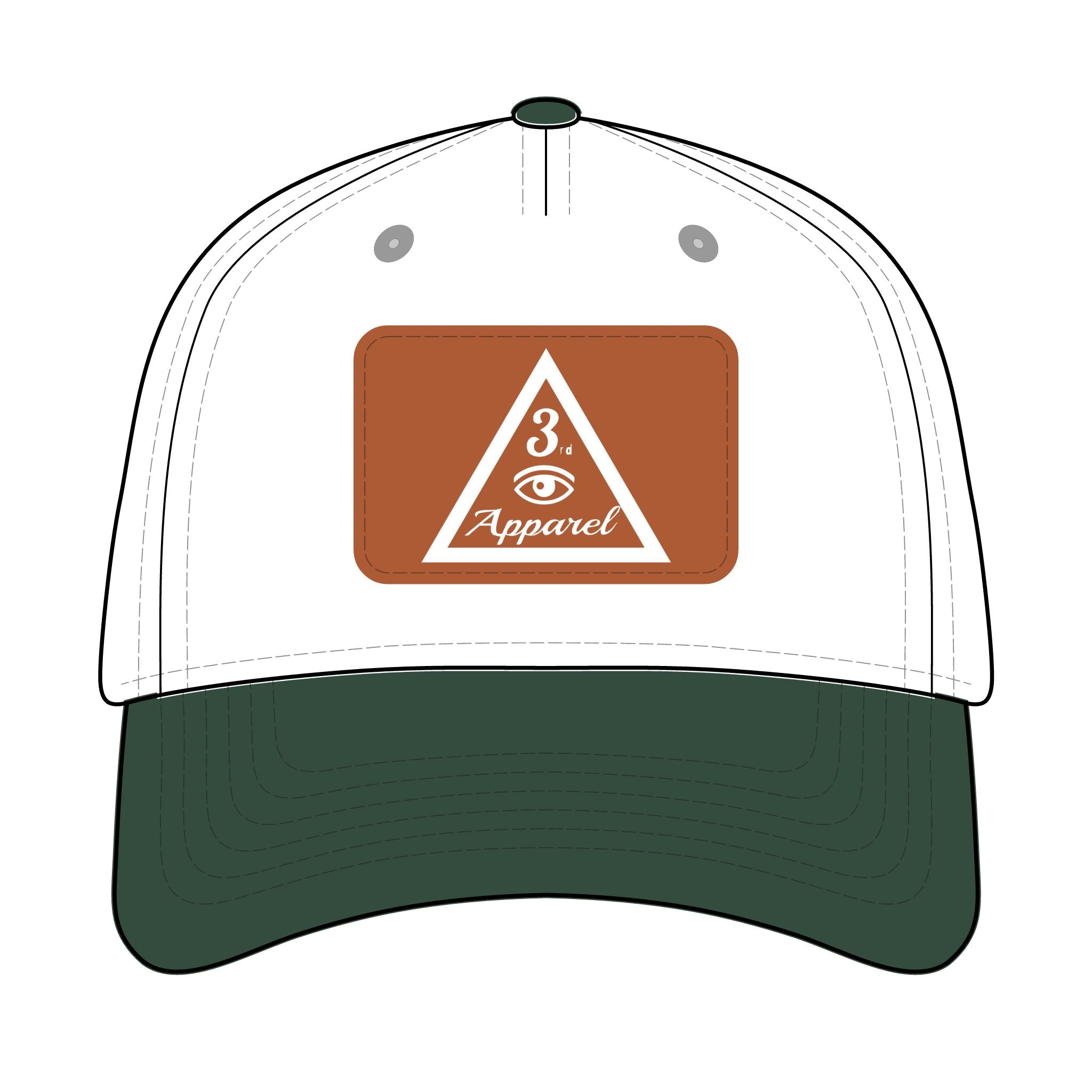 3rd Eye Apparel | Leather Patch Baseball Cap