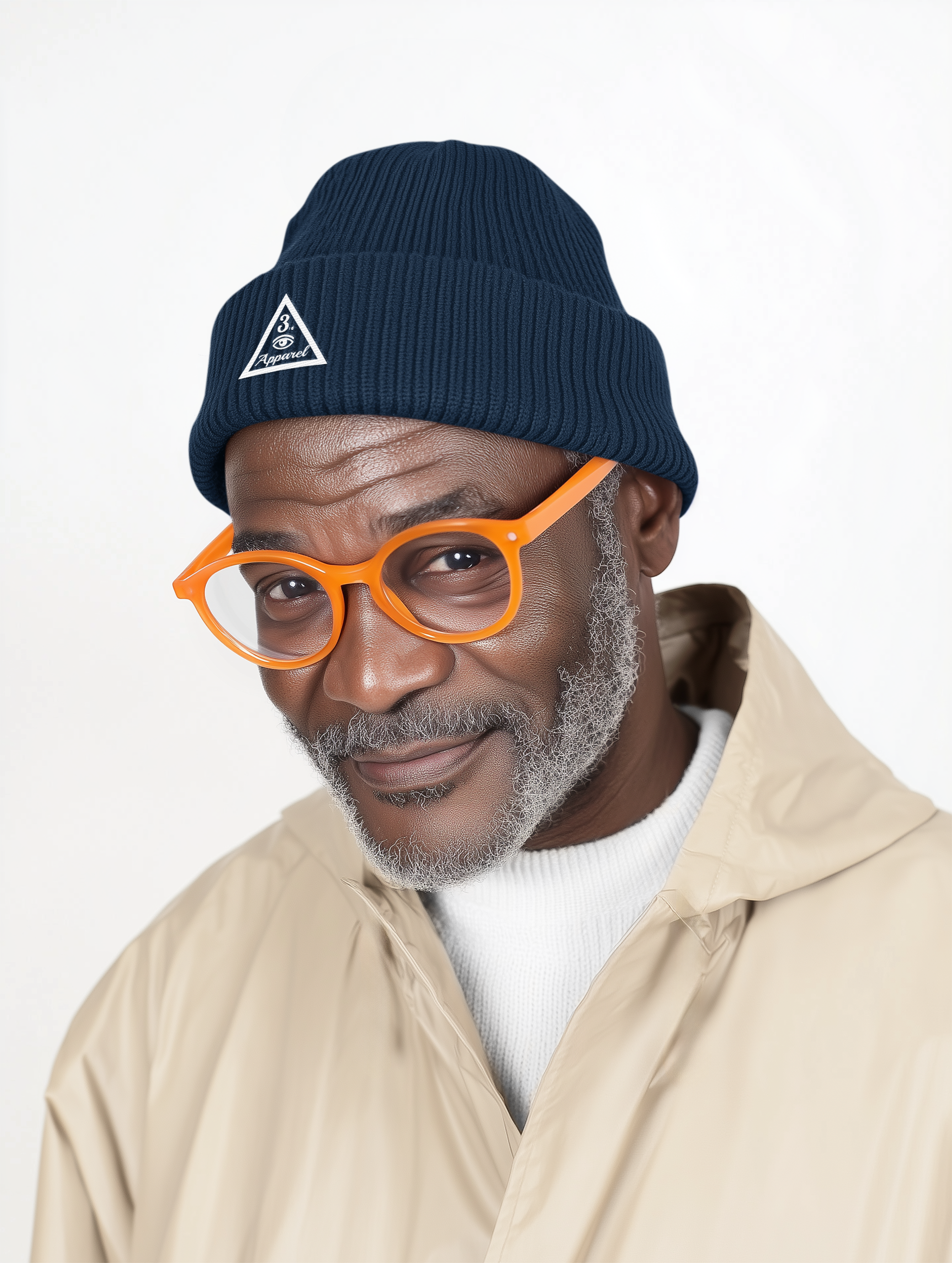 Embroidered 3rd Eye Logo Cuffed Beanie