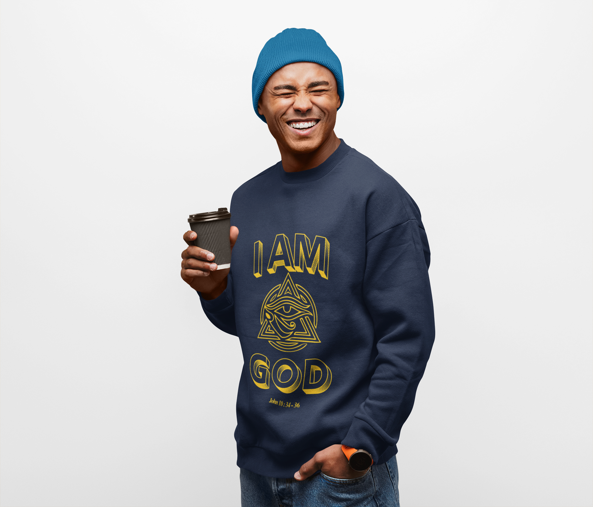 I AM GOD Crewneck Sweatshirt