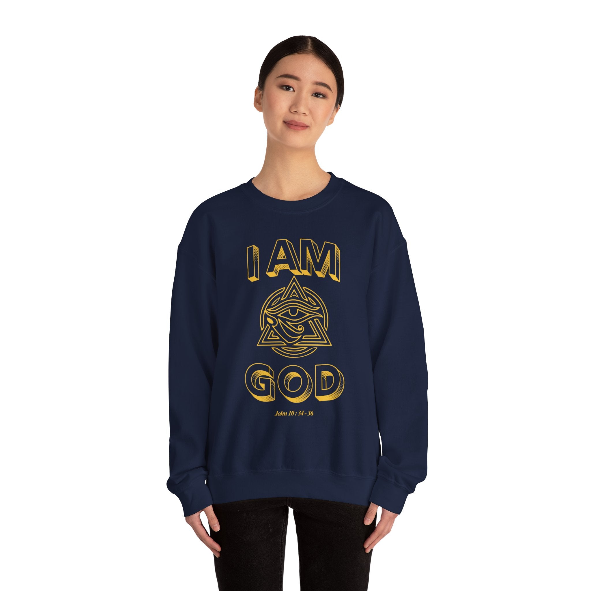 I AM God | John 10:34-36 Crewneck Sweatshirt
