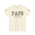 FAFO | Psalm 91:7 Sleeve Print Tee