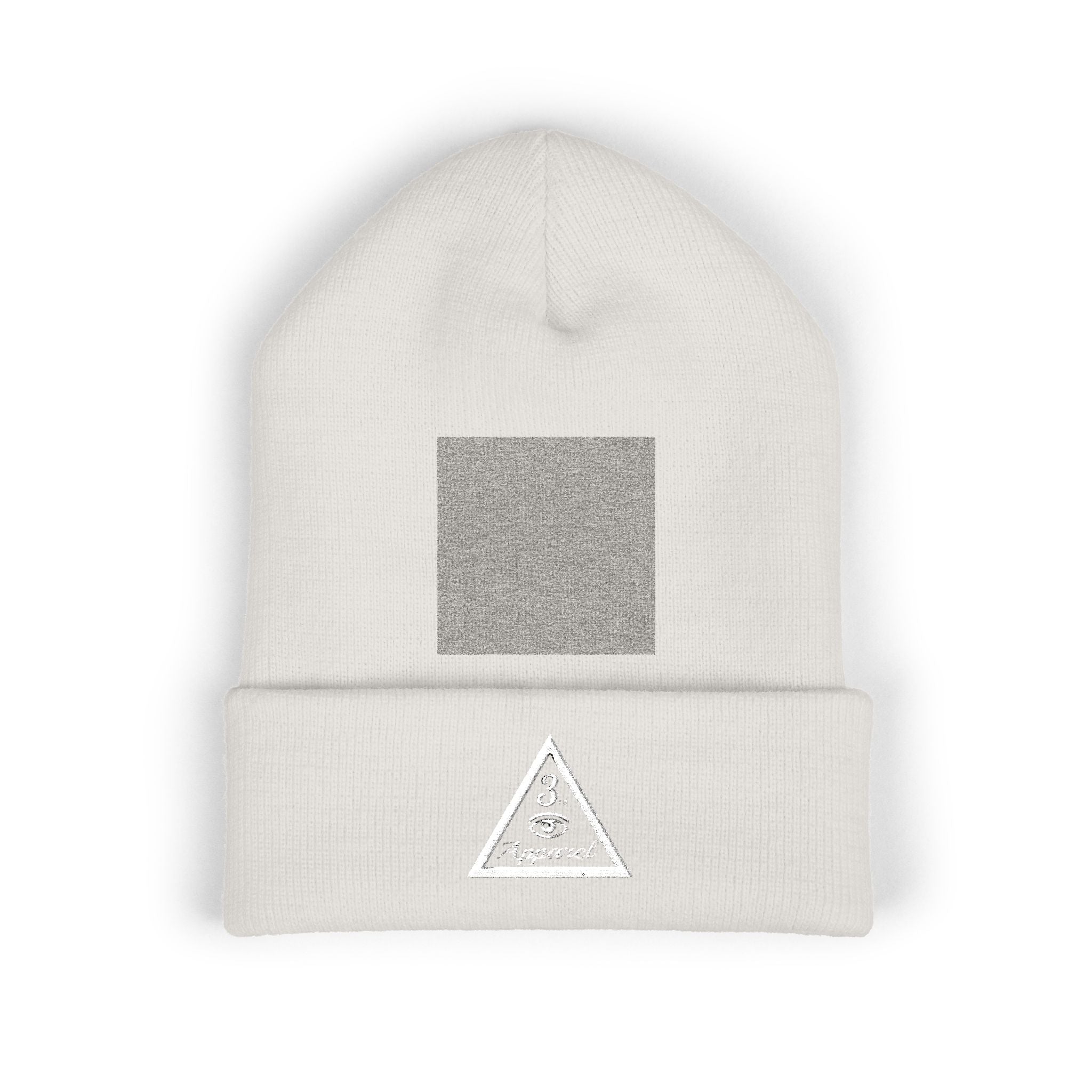 3rd Eye Apparel | Embroidered Triangle Logo Cuffed Beanie