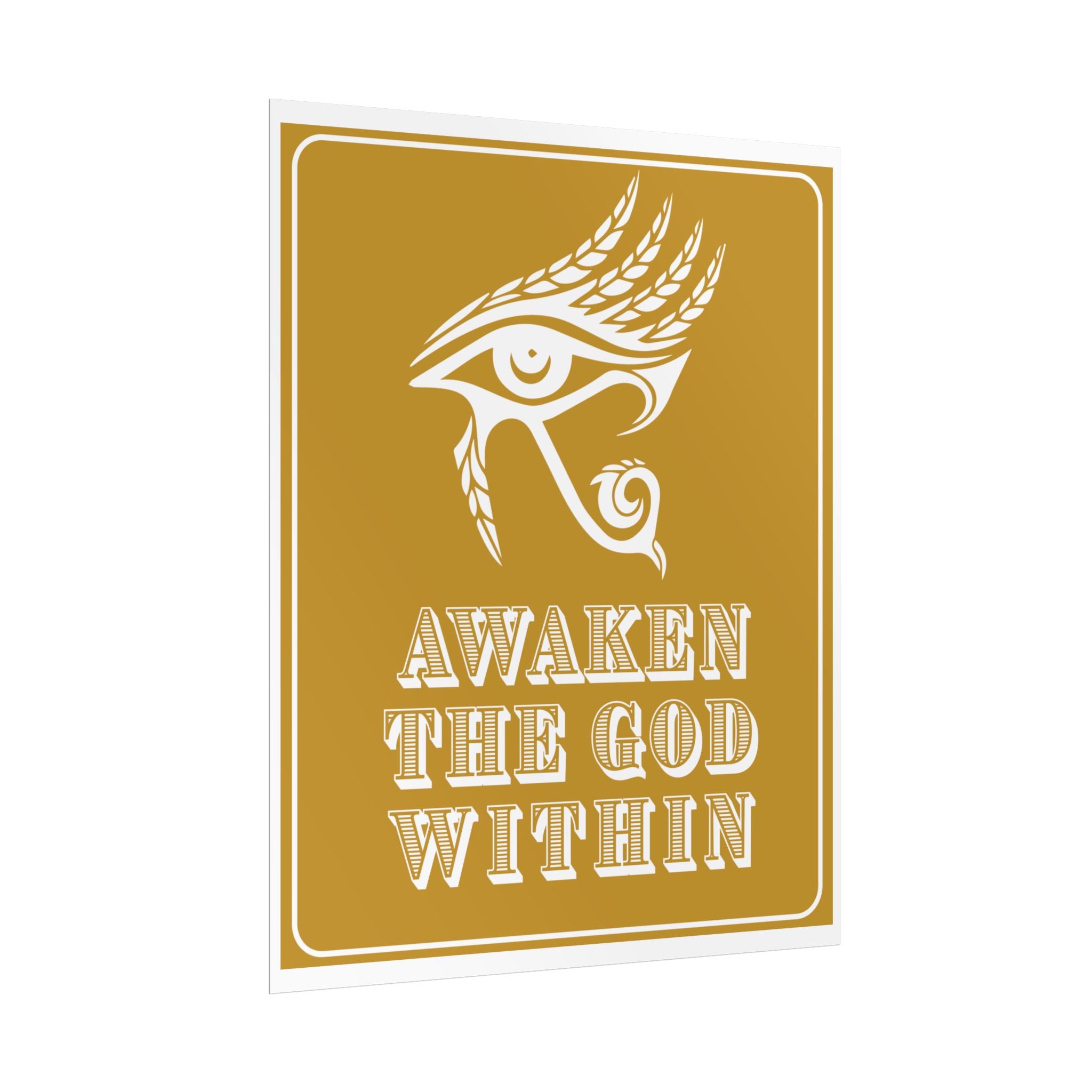 Awaken the God Within | Eye of Horus Giclée Poster