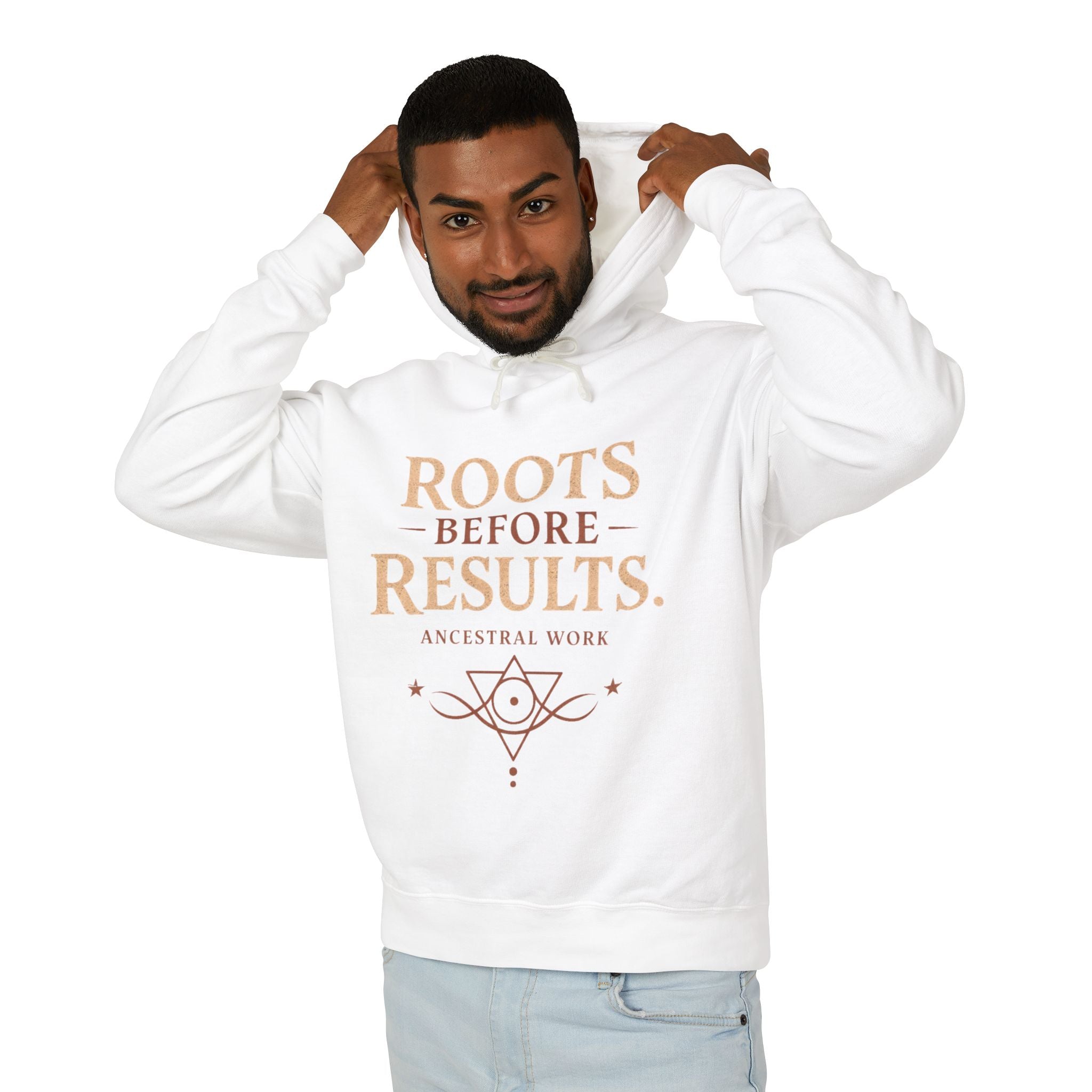 Roots Before Results | Ancestral Work Lightweight Hoodie
