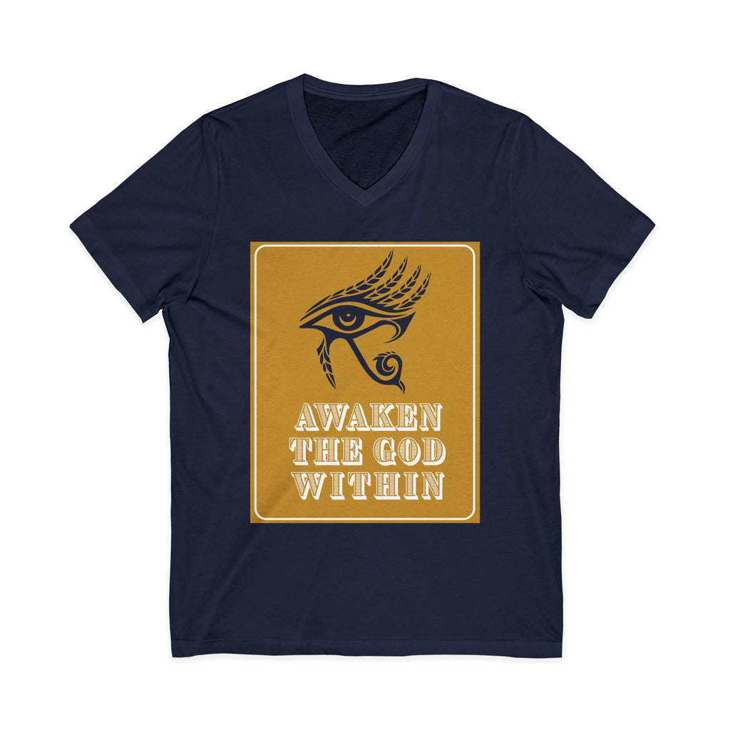 Awaken the God Within V-Neck Tee
