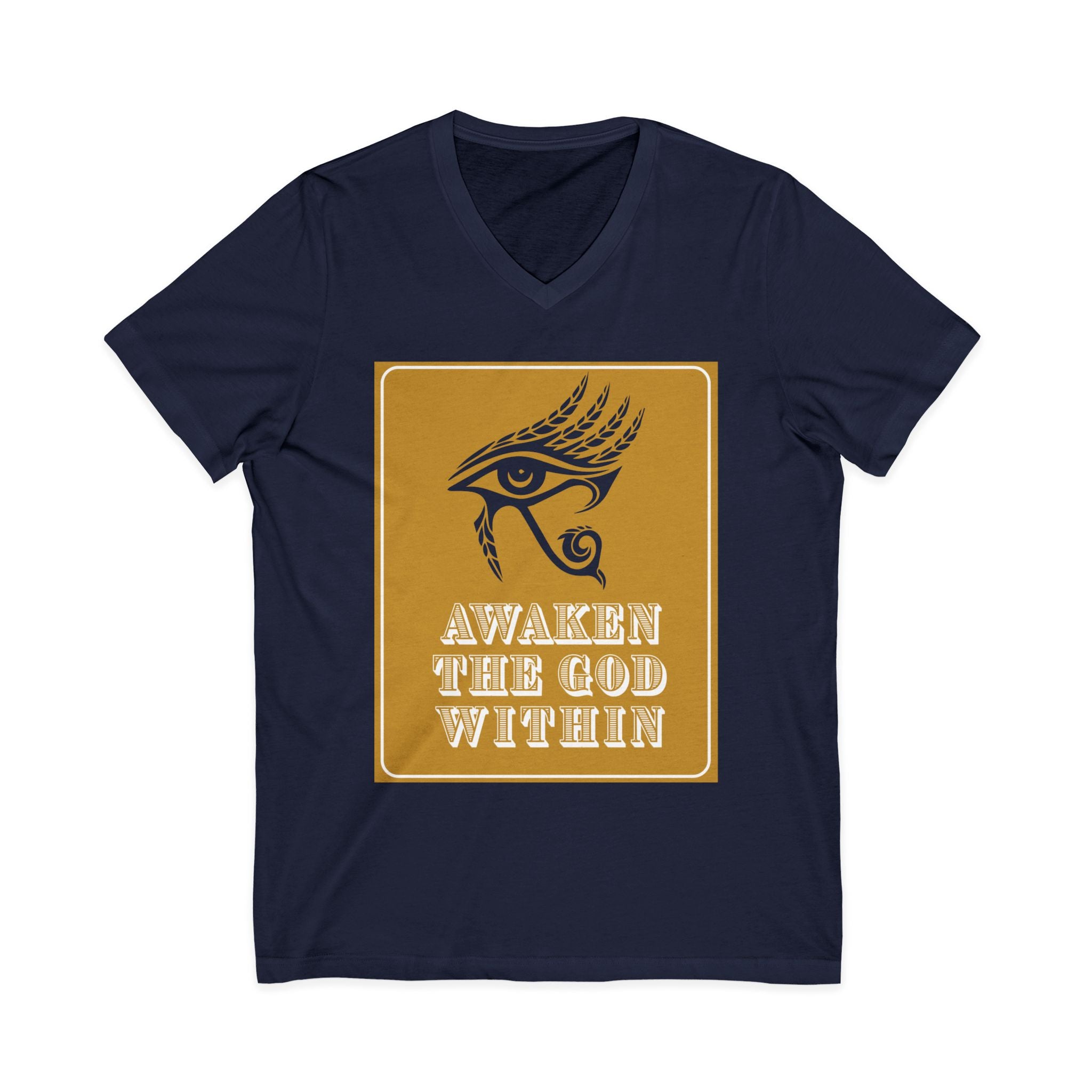 Awaken the God Within | Eye of Ra V-Neck Tee