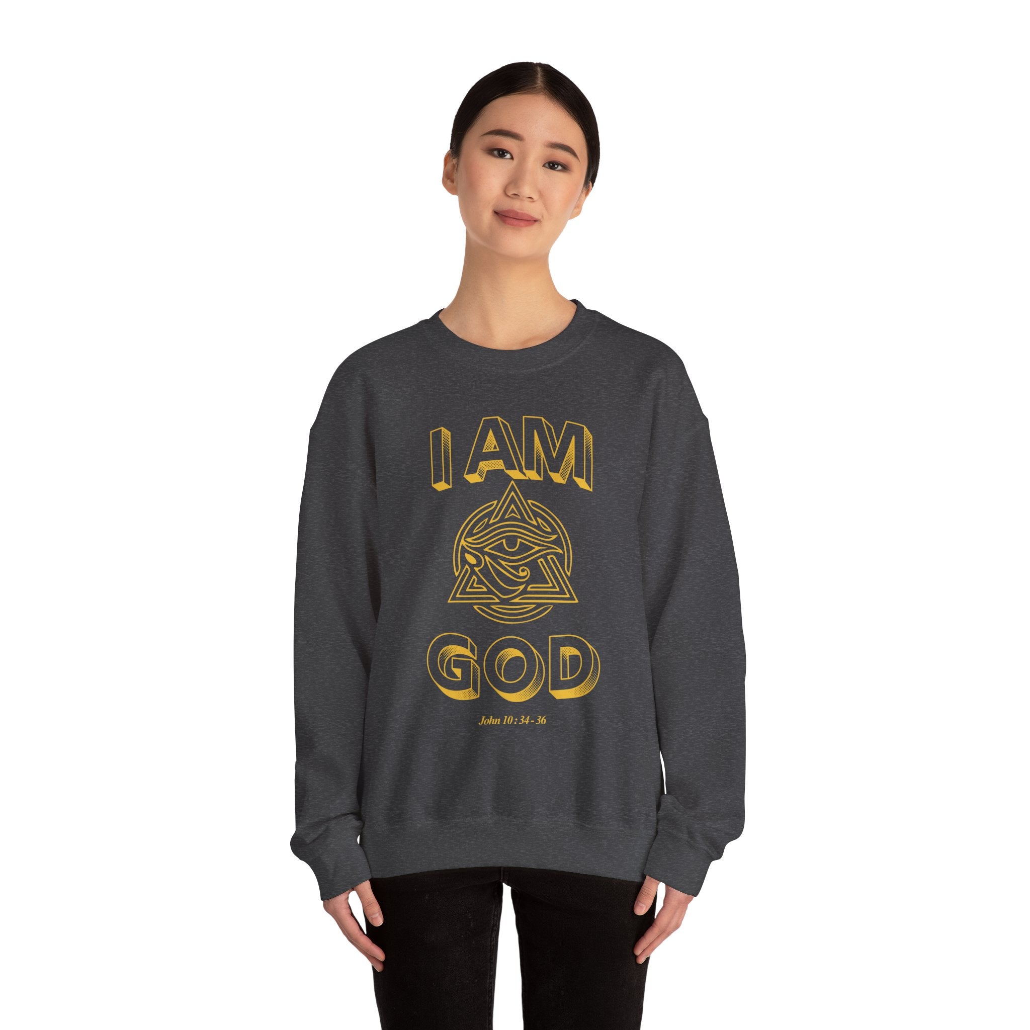I AM God | John 10:34-36 Crewneck Sweatshirt