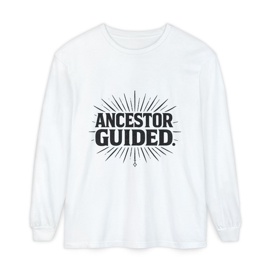 Ancestor Guided | Garment-Dyed Long Sleeve Tee